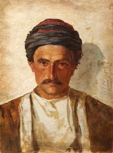 Kasache Mit Turban Oil Painting by Vasili Vasilyevich Vereshchagin