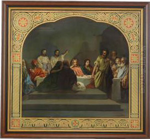 Last Supper Oil Painting by Vasilii Petrovich Vereshagin