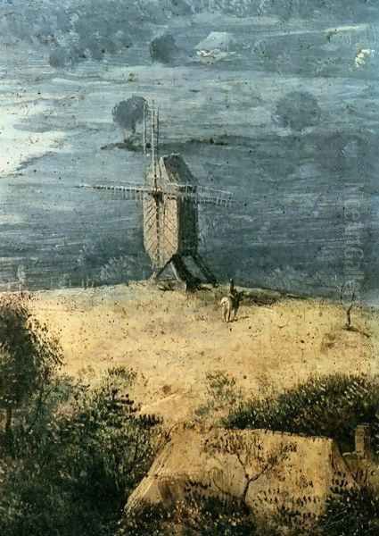 Haymaking (detail) 5 Oil Painting by Pieter the Elder Bruegel