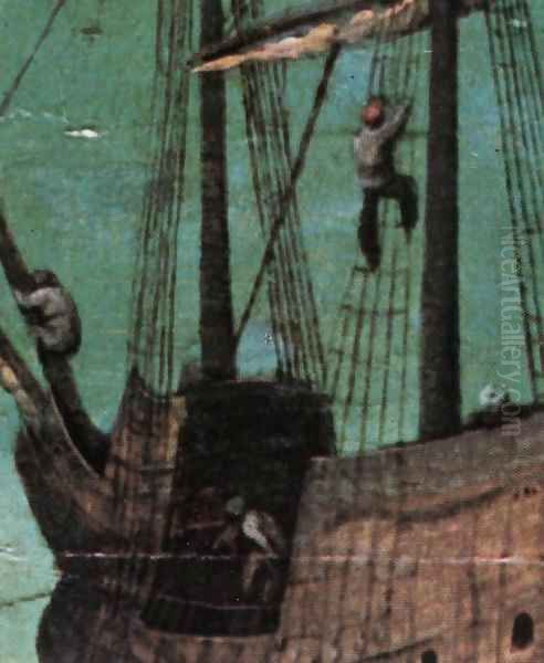 The Tower of Babel (detail) 22 Oil Painting by Pieter the Elder Bruegel