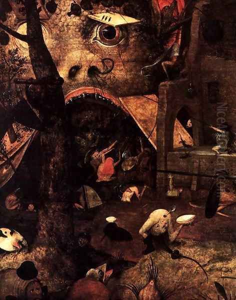 Dulle Griet (detail) 3 Oil Painting by Pieter the Elder Bruegel