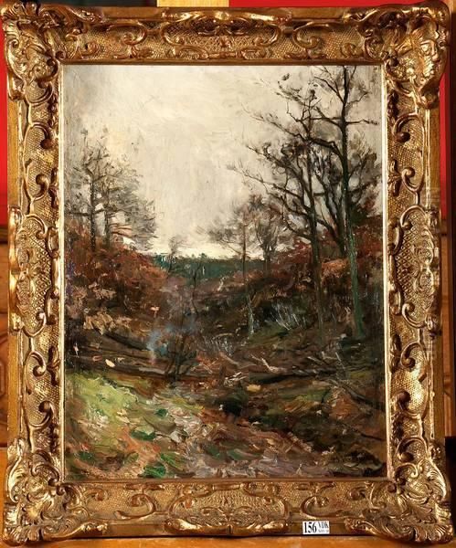 Jour De Pluie En Foret Oil Painting by Isidore Verheyden