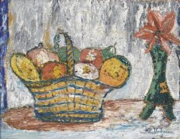 Nature Morte Aux Fruits. Oil Painting by Jan Verhoeven