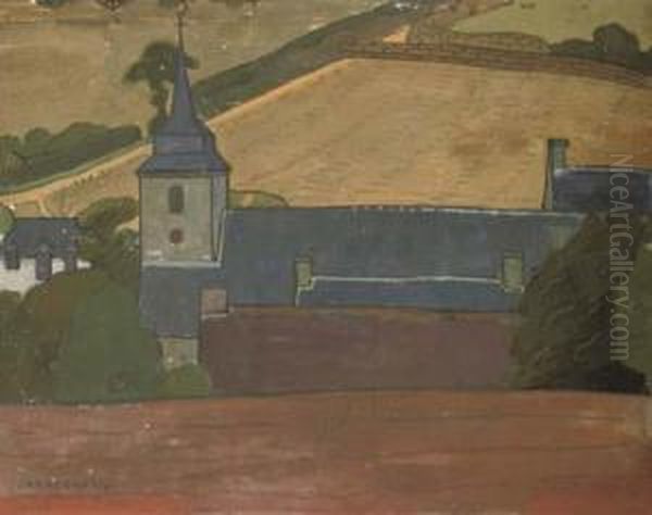 Eglise De Saint-nolff Oil Painting by Jan Verkade