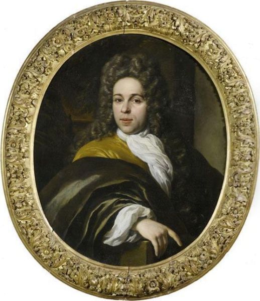 Portrait Of A Nobleman Of The House Of Van Brienen Oil Painting by Nicolaes Verkolye