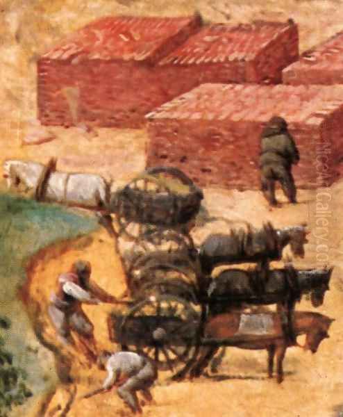 The Tower of Babel (detail) 18 Oil Painting by Pieter the Elder Bruegel