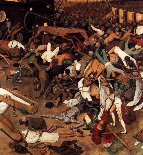 The Triumph of Death (detail) Oil Painting by Pieter the Elder Bruegel