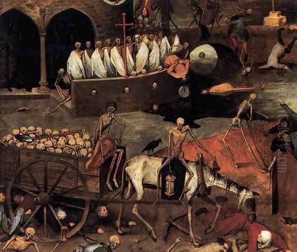 The Triumph of Death (detail) 3 Oil Painting by Pieter the Elder Bruegel