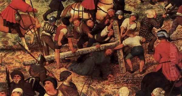 Christ Carrying the Cross (detail) 3 Oil Painting by Pieter the Elder Bruegel