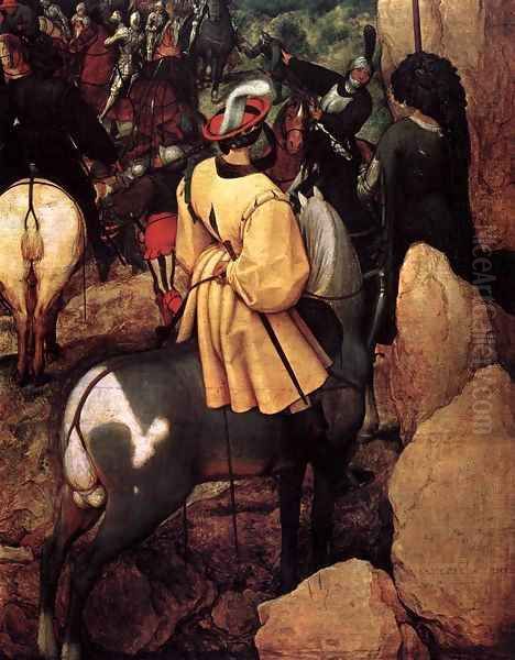 The Conversion of Saul (detail) Oil Painting by Pieter the Elder Bruegel