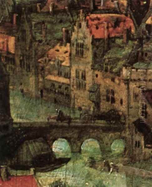 The Tower of Babel (detail) 5 Oil Painting by Pieter the Elder Bruegel