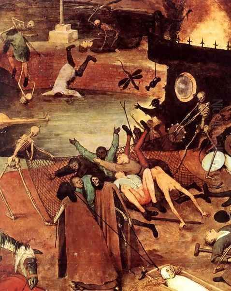 The Triumph of Death (detail) 4 Oil Painting by Pieter the Elder Bruegel