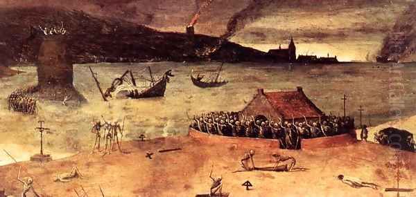 The Triumph of Death (detail) 5 Oil Painting by Pieter the Elder Bruegel