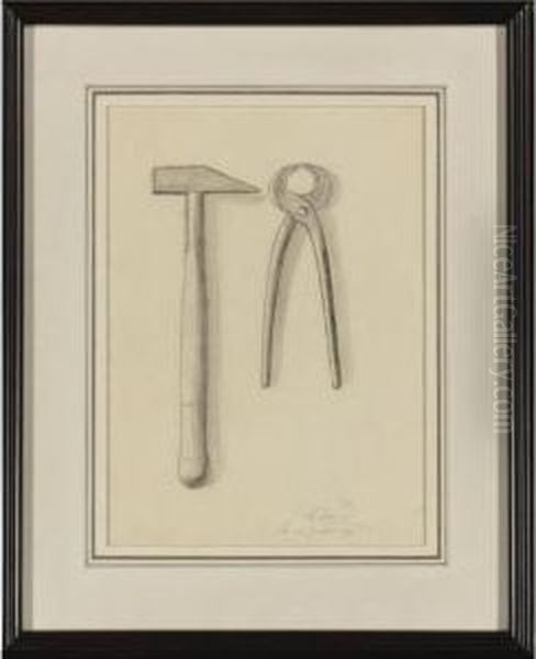 Hammer And Tongs Oil Painting by Arthur Langley Vernon