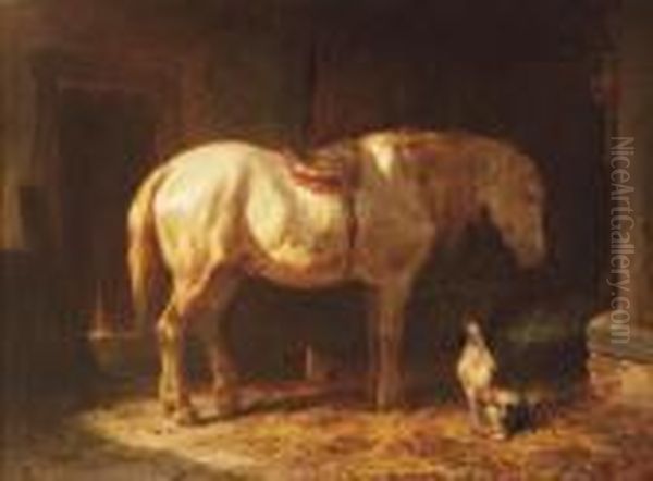 True Companions Oil Painting by Wouterus Verschuur