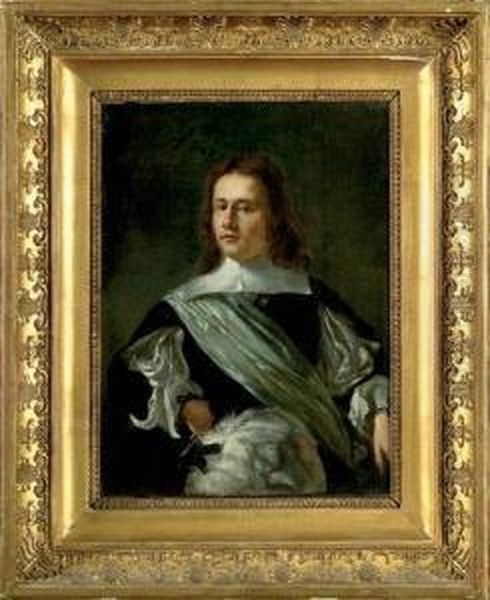 Portrait D'homme Oil Painting by Willem Verschwer