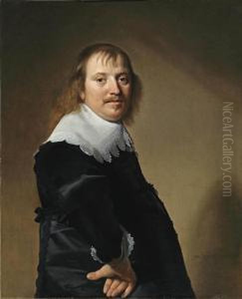 Portrait Of A Gentleman Oil Painting by Johannes Cornelisz. Verspronck