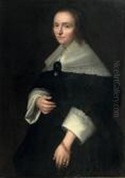 Portrait Of A Lady Oil Painting by Johannes Cornelisz. Verspronck