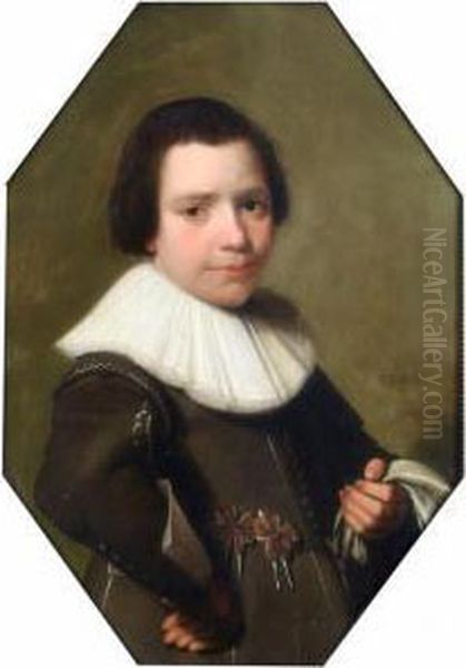 Half-length Portrait Of A Young Boy Oil Painting by Johannes Cornelisz. Verspronck