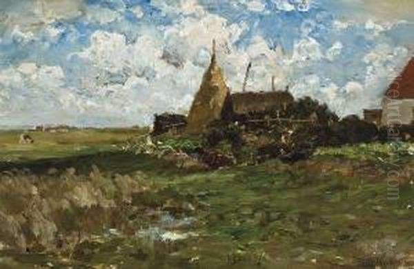 Blankenberghe, Mois De Septembre Oil Painting by Theodoor Verstraete