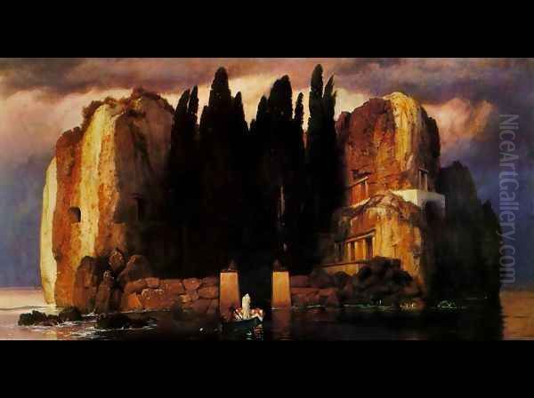 Isle of the Dead Oil Painting by Arnold Bocklin