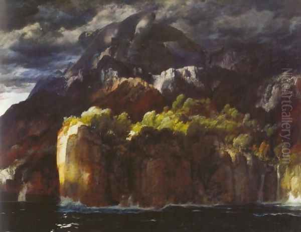 Prometheus Oil Painting by Arnold Bocklin