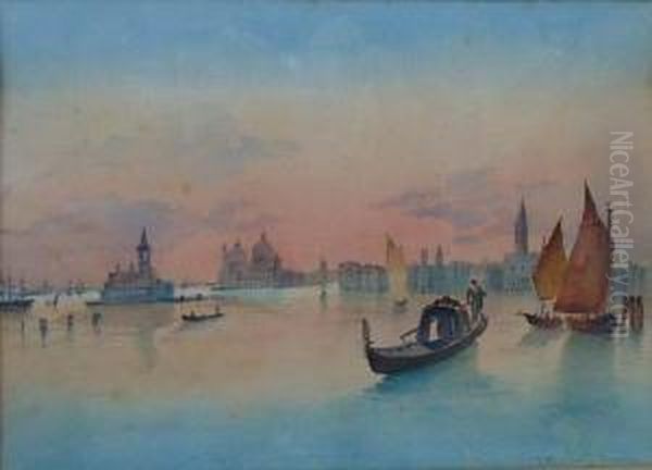 Venezia Oil Painting by Frans Vervloet