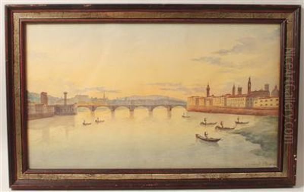 Florenz Oil Painting by Joannes Josephus Vervloet