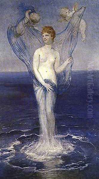 The Birth of Venus Oil Painting by Arnold Bocklin