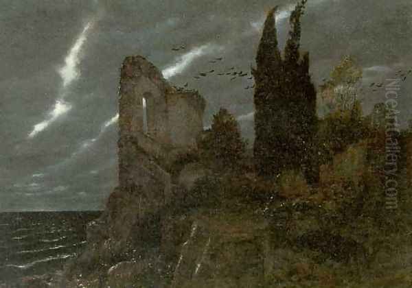 Unknown Oil Painting by Arnold Bocklin