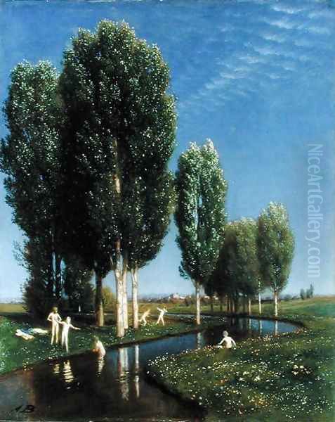 The Summer's Day, 1881 Oil Painting by Arnold Bocklin