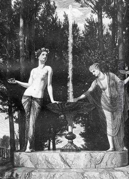 The Muses Oil Painting by Arnold Bocklin