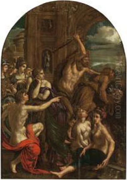 Il Furore Di Ercole Oil Painting by Antonio Maria Viani