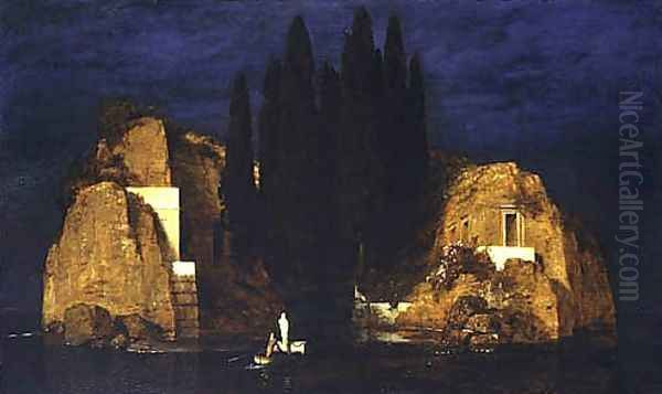 The Isle of the Dead, 1880 (3) Oil Painting by Arnold Bocklin