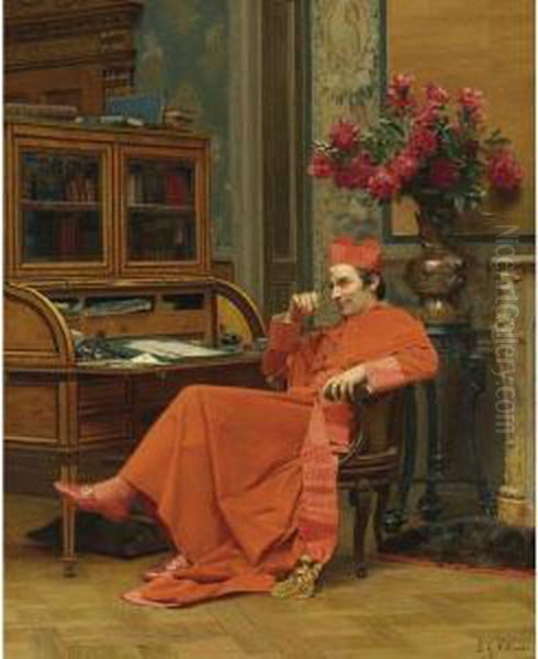 Eureka! Oil Painting by Jehan Georges Vibert