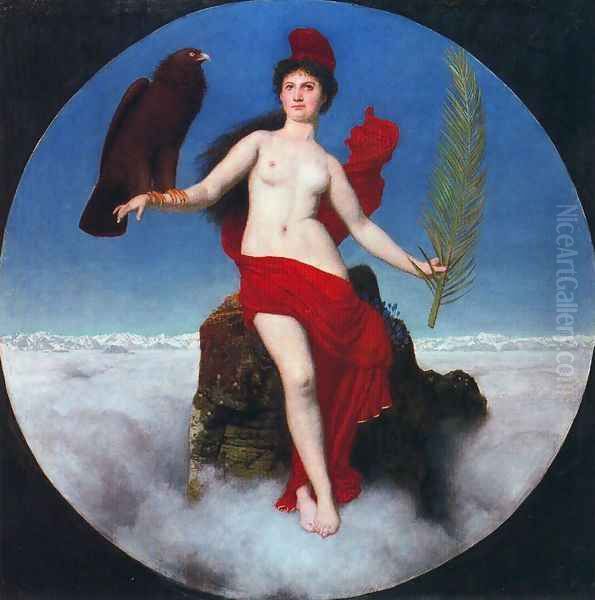 The Freedom (Helvetia) Oil Painting by Arnold Bocklin