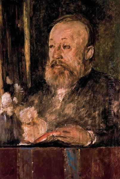 Portrait of Gottfried Keller Oil Painting by Arnold Bocklin