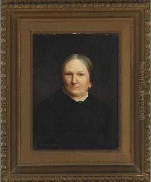 Grandmother Of Ernie Oil Painting by Henry Harold Vickers