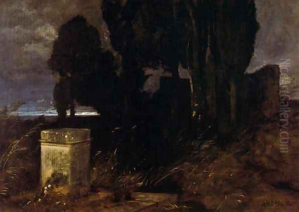 The Shrine of Hercules Oil Painting by Arnold Bocklin