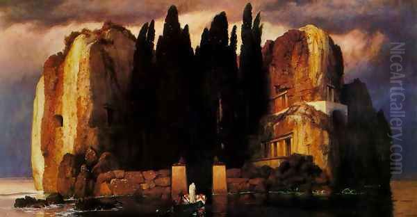 Island of the Dead 2 Oil Painting by Arnold Bocklin