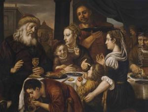 The Marriage Of Ruth And Boaz Oil Painting by Jan Victors