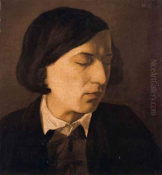 Portrait of Alexander Michelis Oil Painting by Arnold Bocklin