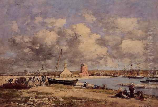 Camaret Oil Painting by Eugene Boudin