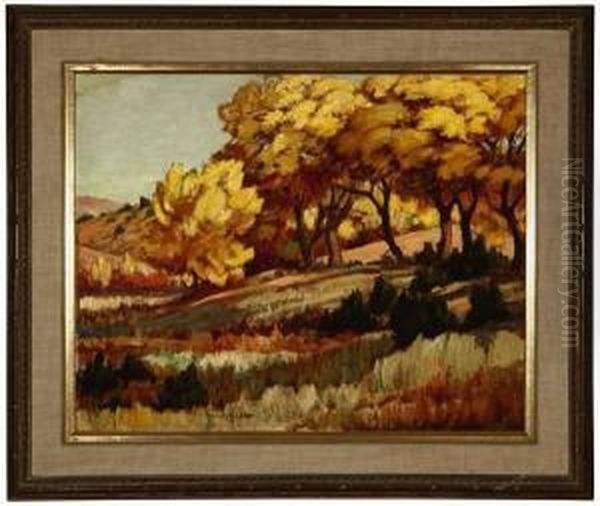 New Mexico Oil Painting by Carlos Vierra