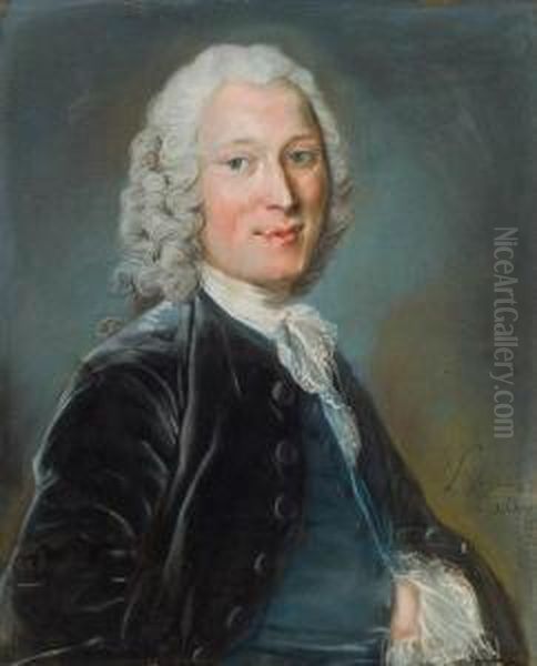 Pierre-augustin Caron De Beaumarchais Oil Painting by Louis Vigee