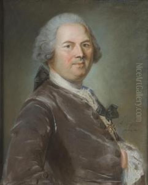 Portrait D'antoine-francois-alexandre Boula De Nanteuil Oil Painting by Louis Vigee