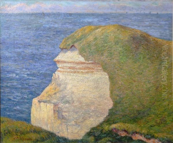 Les Falaises Oil Painting by Claude Vignon