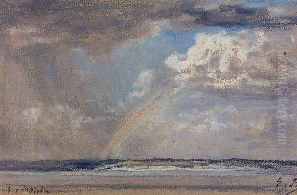 Norman Beach, Arcenciel Oil Painting by Eugene Boudin