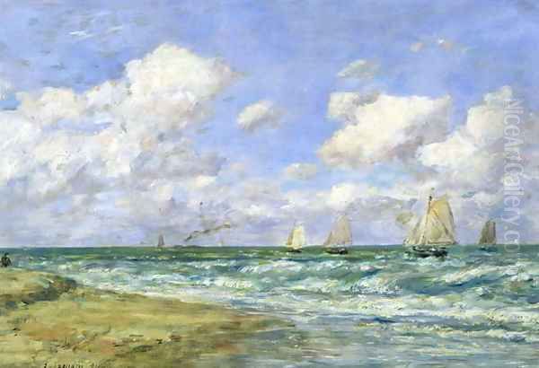 Marine scene 1894 Oil Painting by Eugene Boudin