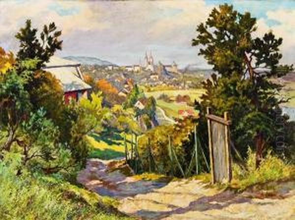 Klosterneuburg Oil Painting by Karl Vikas